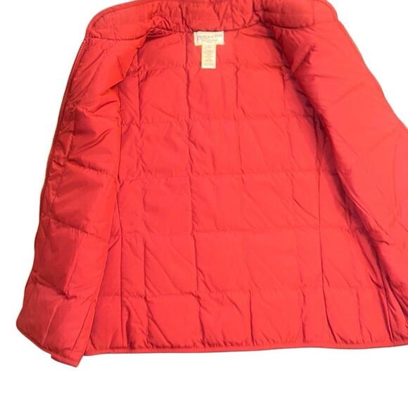 Pendleton Down Filled Red And Green Plaid Vest Women's Size Petite large - Picture 6 of 7